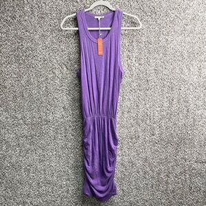 Sundry Dress Women’s 1 / S / 4-6 Purple Sleeveless Racerback Tank T-Shirt NWT
